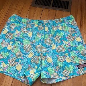 NWT Vineyard Vines Men's 5" Chappy Swim Trunks Cotton Candy XL